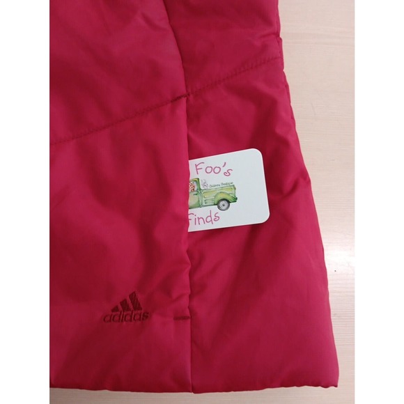 Adidas NC State Wolfpack Puffer Vest Red Womens Full Zip Embroidered Size S - Picture 9 of 9